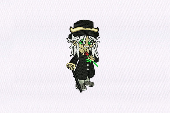 Butlers Undertaker Design: A Charming Halloween Embroidery