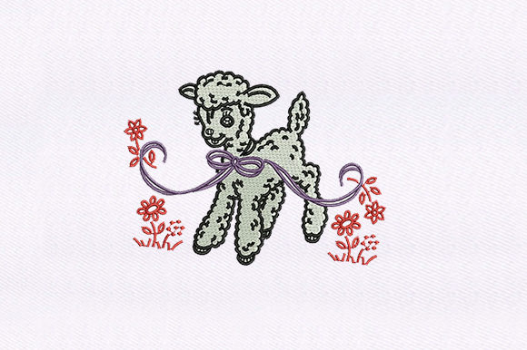 Charming Bow Marys Lamb for Craft Fair Success