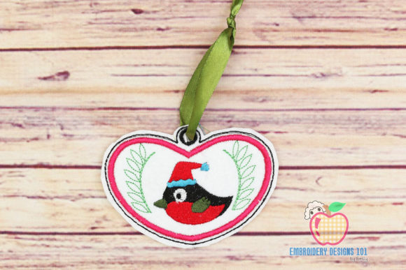 Christmas Bird Wearing Cap Ornament: A Charming Addition