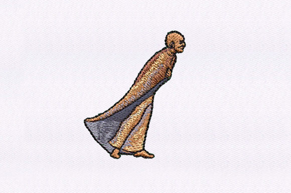Elegant Priest Embroidery for Handmade Goods