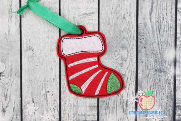 Festive Stocking Ornament for Christmas Crafts