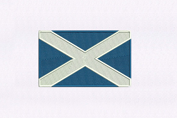 Flag of Scotland: A Classic Embroidery Design