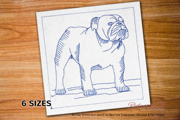 Hard Looking Bulldog Design for Apparel