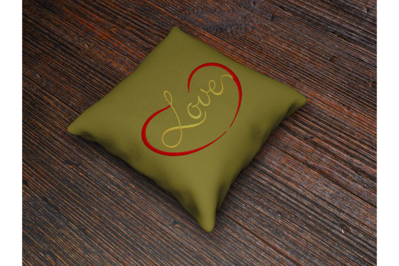 Simple Love: A Versatile Embroidery Design for Your Shop